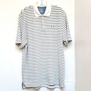 Under Armour Loose Heat Gear Polo Style Golf Shirt Size Lg